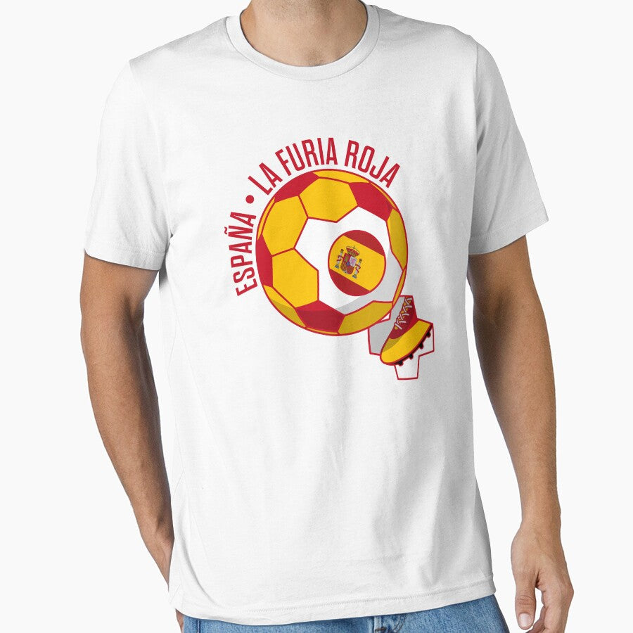 La Furia Roja - Espana - Spanish Flag Soccer / Football Fan Spain by ClickForMore Unisex T-shirt, Sweatshirt, Hoodie, Long Sleeve Tee - T-Shirt, Sweatshirt, Hoodie