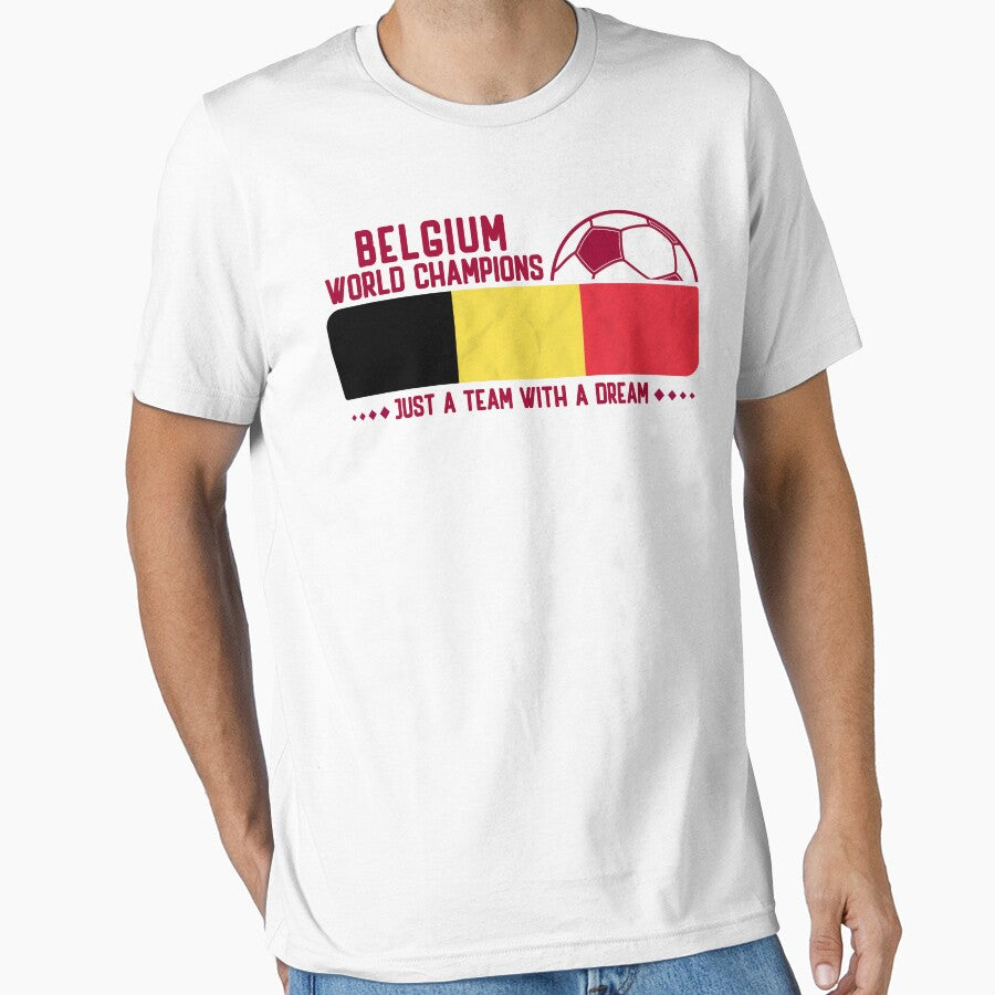 Belgium Football Team for Soccer Lovers and Football Fans by Dexter Freeman Unisex T-shirt, Sweatshirt, Hoodie, Long Sleeve Tee - T-Shirt, Sweatshirt, Hoodie