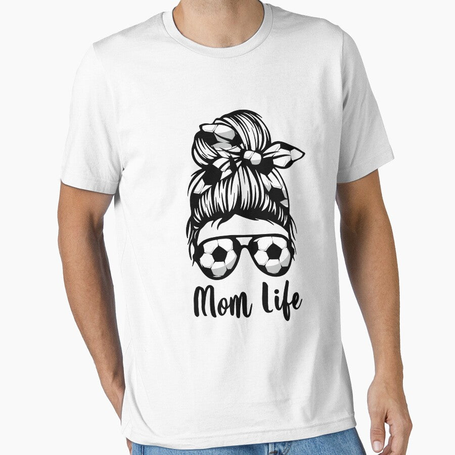 Mom Life Soccer Lover Mothers Day Gift Women Girls Teen Soccer Lover Costume by sheamgjirij - T-Shirt, Sweatshirt, Hoodie