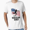 Soccer Dad Cool Soccer Family USA American Flag by DarioRosales Unisex T-shirt, Sweatshirt, Hoodie, Long Sleeve Tee - T-Shirt, Sweatshirt, Hoodie