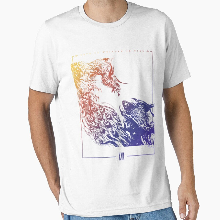 FINAL FANTASY XVI ~ FATE (color) Classic by Augustaas Unisex T-shirt, Sweatshirt, Hoodie, Long Sleeve Tee - T-Shirt, Sweatshirt, Hoodie