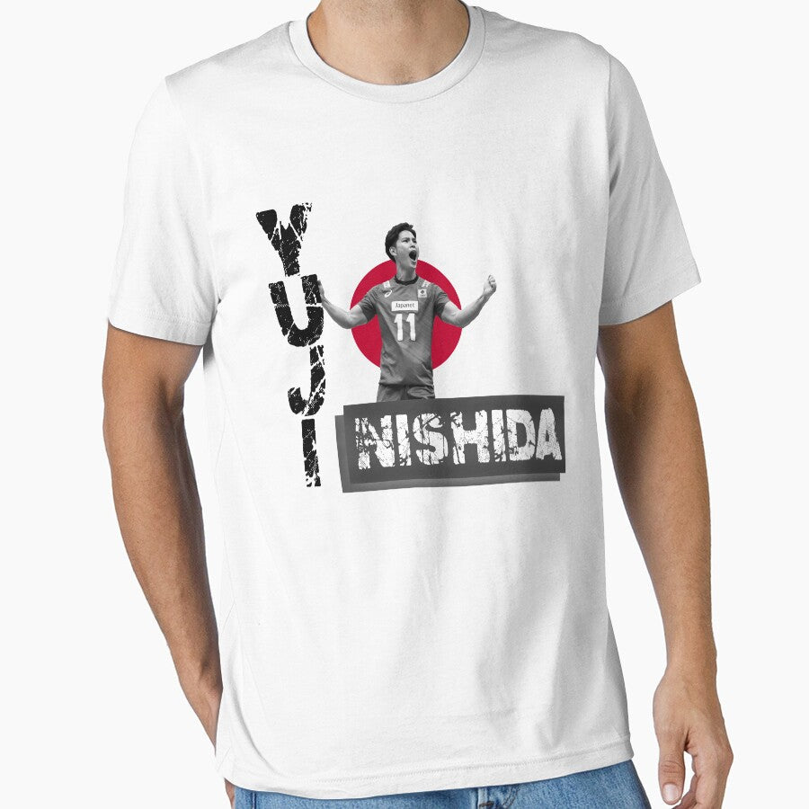 Yuji Nishida - Japanese Volleyball Player by FladsynnDesigns Unisex T-shirt, Sweatshirt, Hoodie, Long Sleeve Tee - T-Shirt, Sweatshirt, Hoodie