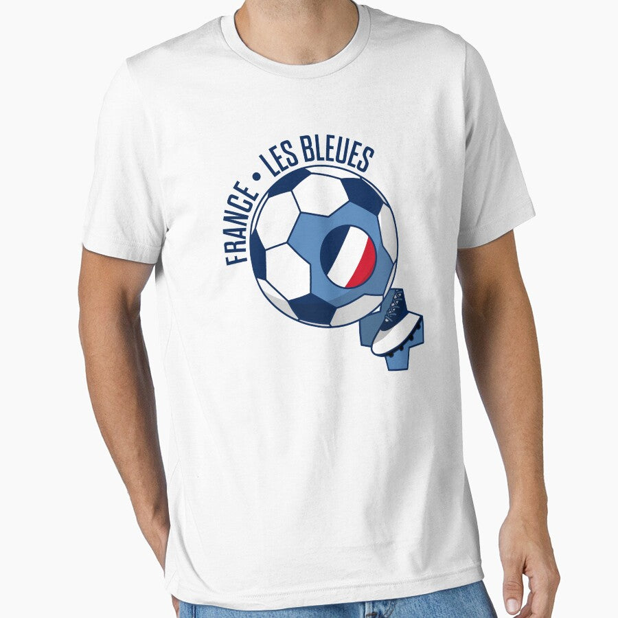 Les Bleues - France - French Flag Soccer / Football Fan by ClickForMore Unisex T-shirt, Sweatshirt, Hoodie, Long Sleeve Tee - T-Shirt, Sweatshirt, Hoodie
