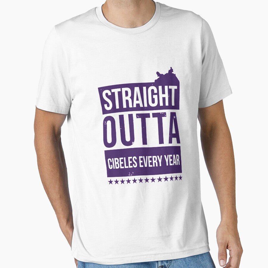 Straight Outta Cibeles Every Year by rhserra Unisex T-shirt, Sweatshirt, Hoodie, Long Sleeve Tee - T-Shirt, Sweatshirt, Hoodie