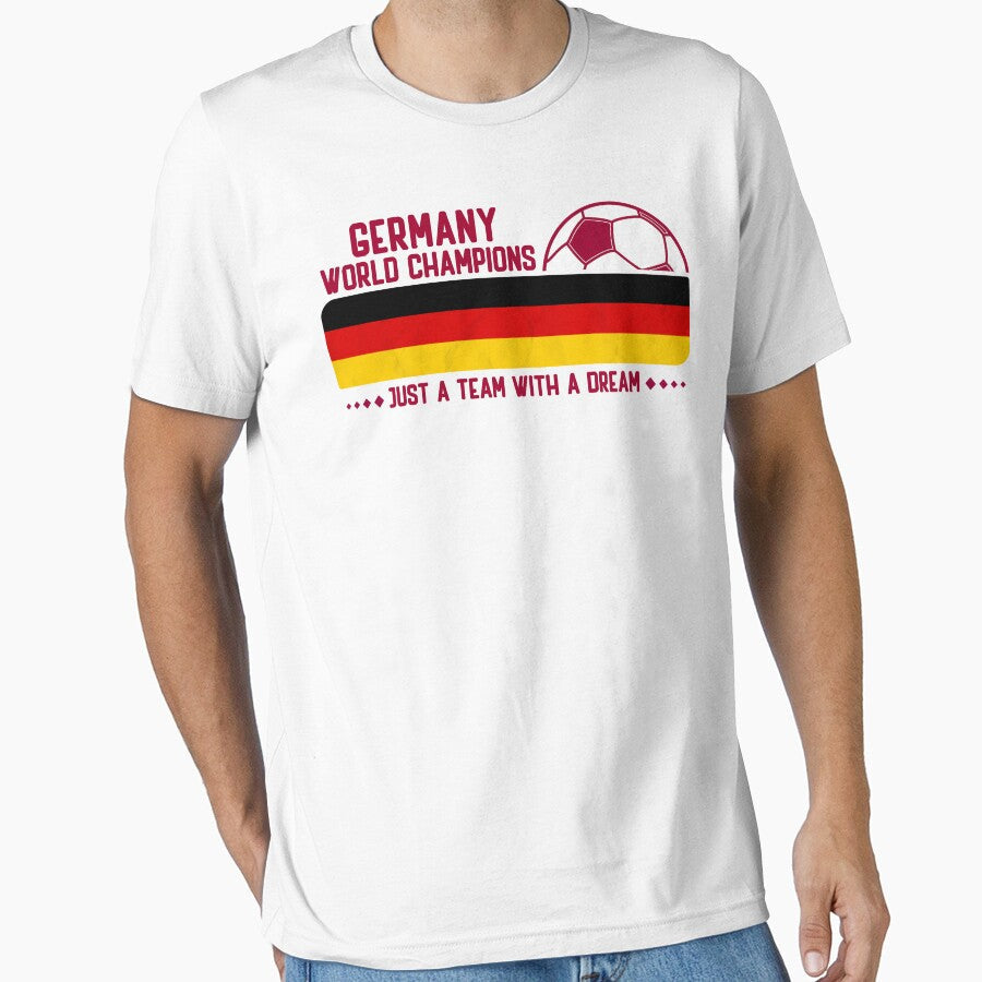 Germany Soccer Team for Soccer Lovers and Football Fans by Dexter Freeman Unisex T-shirt, Sweatshirt, Hoodie, Long Sleeve Tee - T-Shirt, Sweatshirt, Hoodie