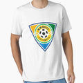Brazil football emblem by etraveler Unisex T-shirt, Sweatshirt, Hoodie, Long Sleeve Tee - T-Shirt, Sweatshirt, Hoodie
