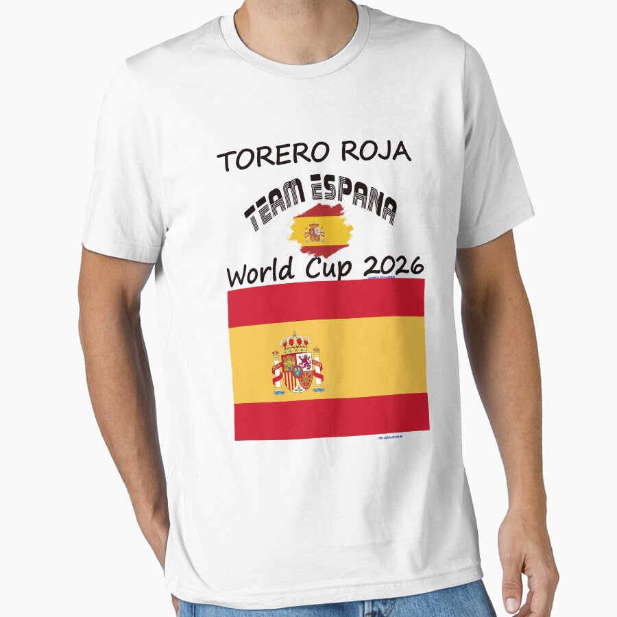Espana Fan TShirt world Soccer Cup 2026 football Spain outfit by cabevo Unisex T-shirt, Sweatshirt, Hoodie, Long Sleeve Tee - T-Shirt, Sweatshirt, Hoodie