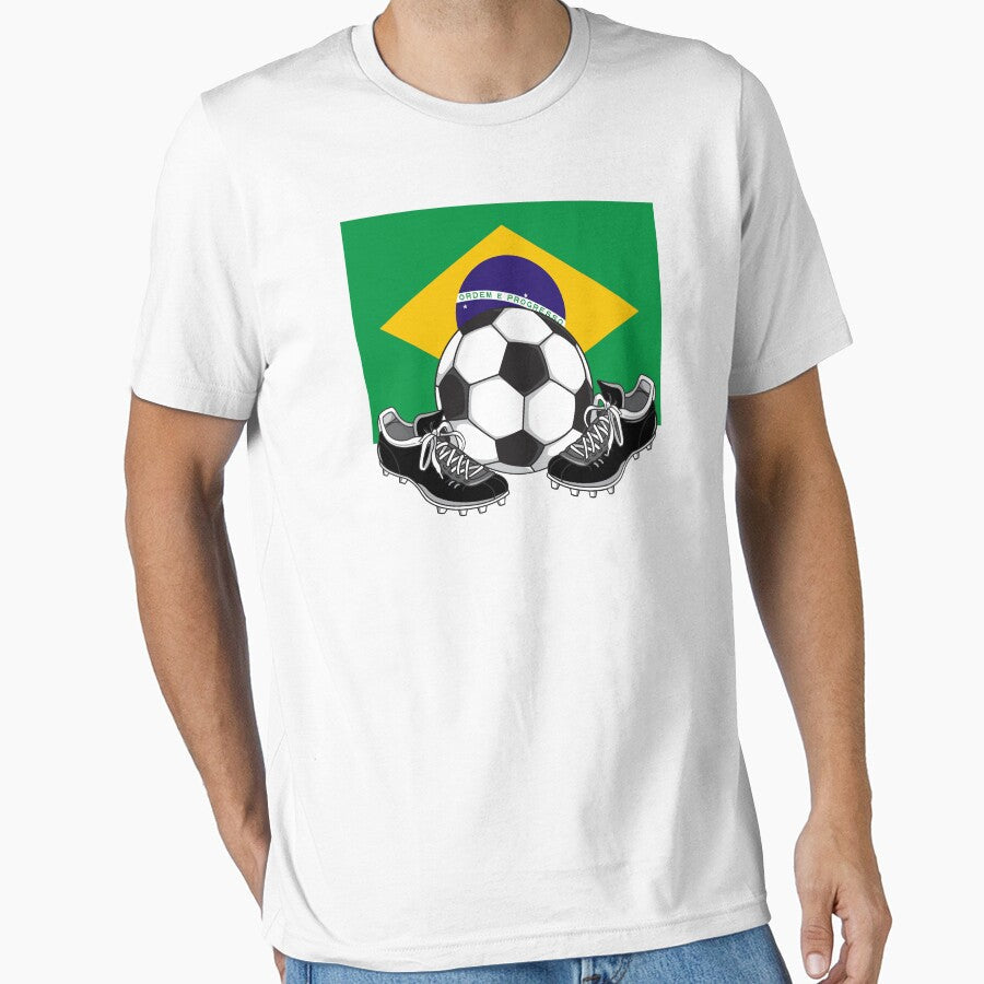 FOOTBALL BRAZIL SOCCER BRAZILIAN FLAG by SportsT-Shirts Unisex T-shirt, Sweatshirt, Hoodie, Long Sleeve Tee - T-Shirt, Sweatshirt, Hoodie