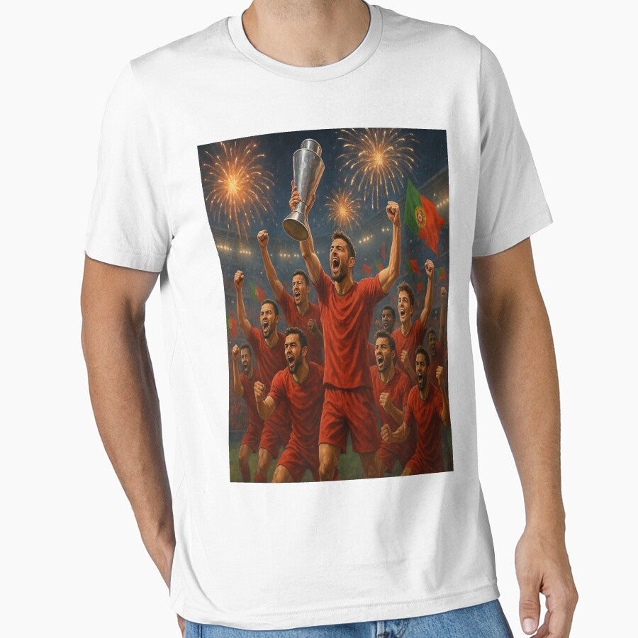 Portugal Reigns: European Glory Unleashed by artist-for-you Unisex T-shirt, Sweatshirt, Hoodie, Long Sleeve Tee - T-Shirt, Sweatshirt, Hoodie