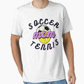Soccer Tennis Mom by TheCatmeow2000 Unisex T-shirt, Sweatshirt, Hoodie, Long Sleeve Tee - T-Shirt, Sweatshirt, Hoodie