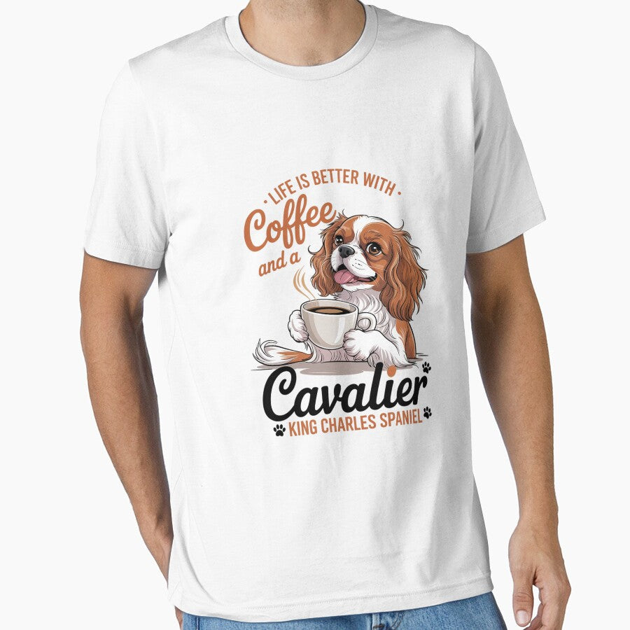 Cavalier King Charles Spaniel Dog Breed Life is Better with by GalaFunny Unisex T-shirt, Sweatshirt, Hoodie, Long Sleeve Tee - T-Shirt, Sweatshirt, Hoodie