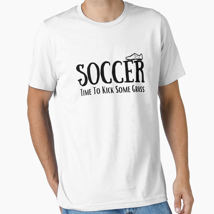 Soccer Time To Kick Some Grass | Funny Soccer by Presto Prints Design Unisex T-shirt, Sweatshirt, Hoodie, Long Sleeve Tee - T-Shirt, Sweatshirt, Hoodie