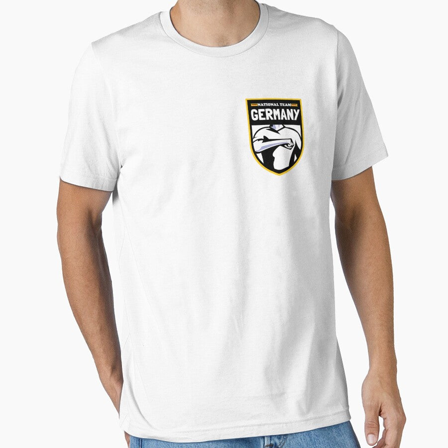 Germany National Team Logo by Salukeart Unisex T-shirt, Sweatshirt, Hoodie, Long Sleeve Tee - T-Shirt, Sweatshirt, Hoodie