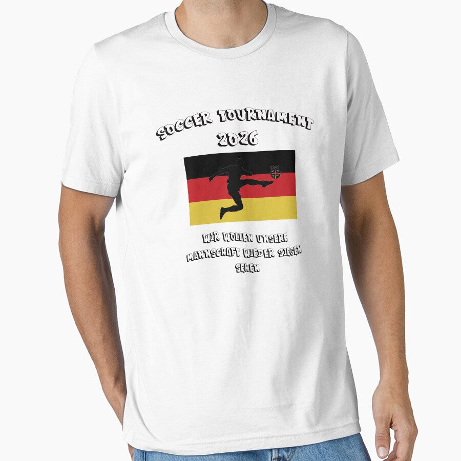 Team Germany Football 2026  Four-Star Fan Support white by Basch996 Unisex T-shirt, Sweatshirt, Hoodie, Long Sleeve Tee - T-Shirt, Sweatshirt, Hoodie