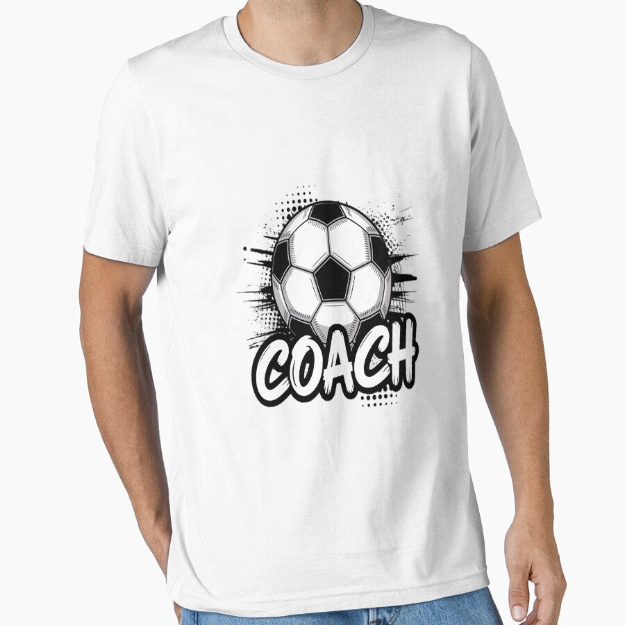 Soccer Coach Football by NicolaMail Unisex T-shirt, Sweatshirt, Hoodie, Long Sleeve Tee - T-Shirt, Sweatshirt, Hoodie