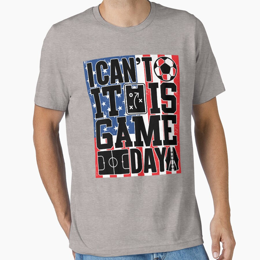 Sorry I Can't It's Game Day | Love Soccer by GravitiTees Unisex T-shirt, Sweatshirt, Hoodie, Long Sleeve Tee - T-Shirt, Sweatshirt, Hoodie
