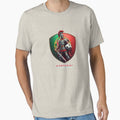 Portugal Football Team : Red for Fire, Green for Glory - Portugal Rises by Vanich-Panich Unisex T-shirt, Sweatshirt, Hoodie, Long Sleeve Tee - T-Shirt, Sweatshirt, Hoodie