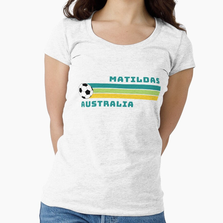 Matildas Soccer fan memorabilia by DestinationAU Unisex T-shirt, Sweatshirt, Hoodie, Long Sleeve Tee - T-Shirt, Sweatshirt, Hoodie