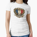 France Heart Fleur de Lis  Soccer World Cup 2026 by David Mateo ArtWorks Unisex T-shirt, Sweatshirt, Hoodie, Long Sleeve Tee - T-Shirt, Sweatshirt, Hoodie