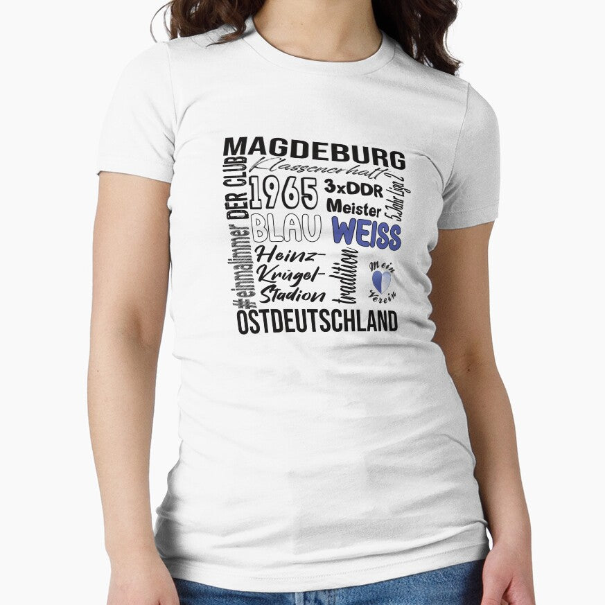 My soccer club - Magdeburg - Blue White - League 2 by _SHERTY_ Unisex T-shirt, Sweatshirt, Hoodie, Long Sleeve Tee - T-Shirt, Sweatshirt, Hoodie