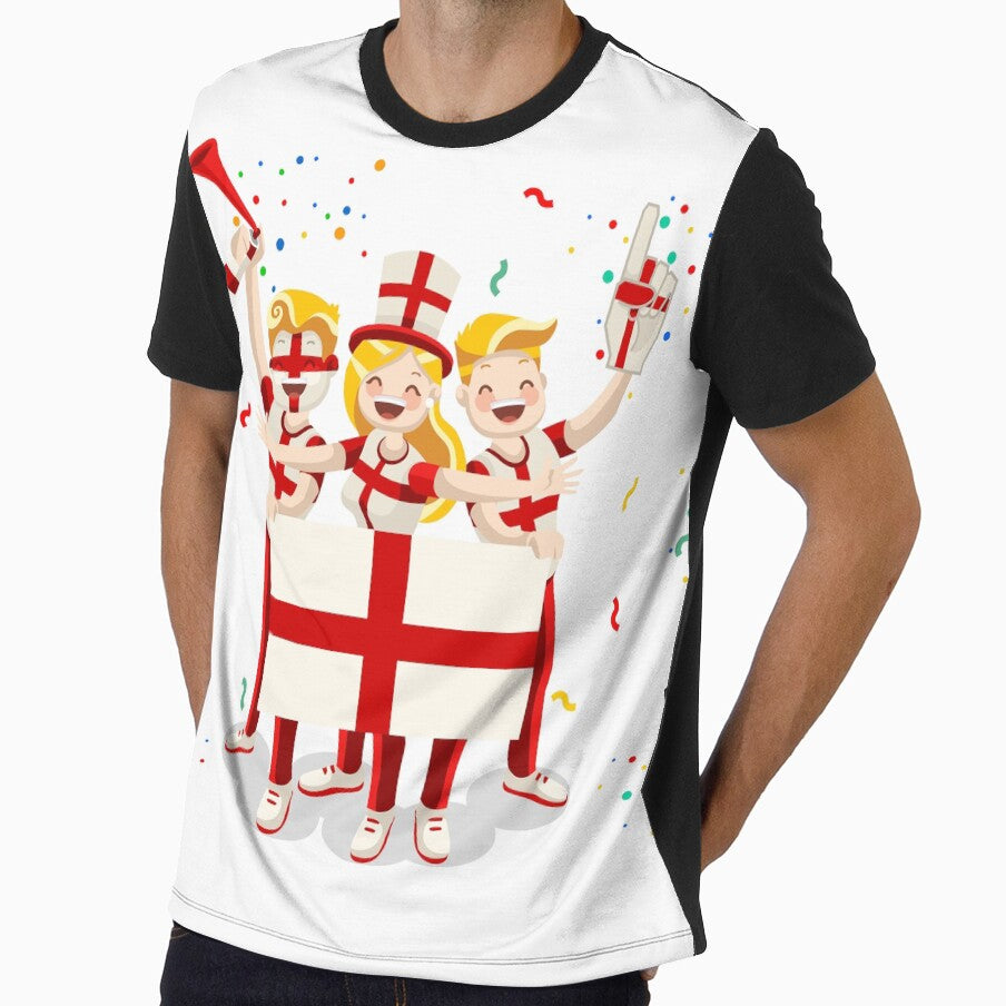 England Flag Football Fans by aurielaki Unisex T-shirt, Sweatshirt, Hoodie, Long Sleeve Tee - T-Shirt, Sweatshirt, Hoodie
