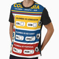 Colombia Soccer Fan Shirt 2026 World Cup Tourney Tracker Matchday Tee by TourneyTracker Unisex T-shirt, Sweatshirt, Hoodie, Long Sleeve Tee - T-Shirt, Sweatshirt, Hoodie