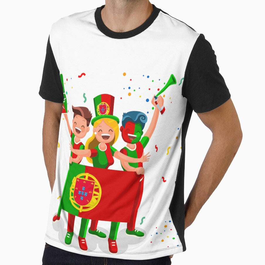 Portugal Football Fans by aurielaki Unisex T-shirt, Sweatshirt, Hoodie, Long Sleeve Tee - T-Shirt, Sweatshirt, Hoodie