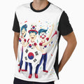 South Korean Flag Football Fans by aurielaki Unisex T-shirt, Sweatshirt, Hoodie, Long Sleeve Tee - T-Shirt, Sweatshirt, Hoodie