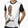 Ronaldo Celebrating by Justinian Matieu Unisex T-shirt, Sweatshirt, Hoodie, Long Sleeve Tee - T-Shirt, Sweatshirt, Hoodie