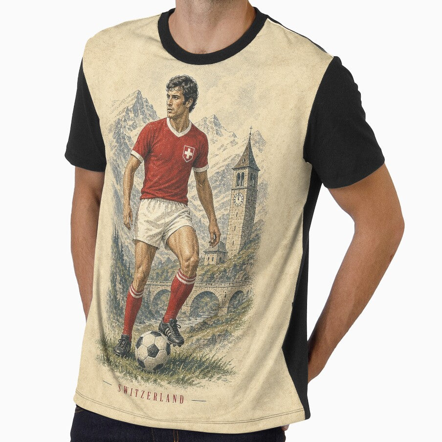 Vintage Switzerland Football Legend by puredevn Unisex T-shirt, Sweatshirt, Hoodie, Long Sleeve Tee - T-Shirt, Sweatshirt, Hoodie
