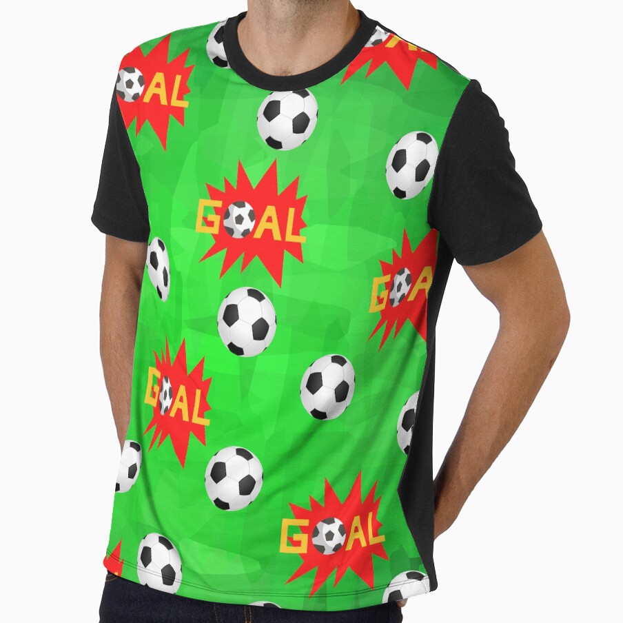 Soccer Pattern by JDWCreations Unisex T-shirt, Sweatshirt, Hoodie, Long Sleeve Tee - T-Shirt, Sweatshirt, Hoodie