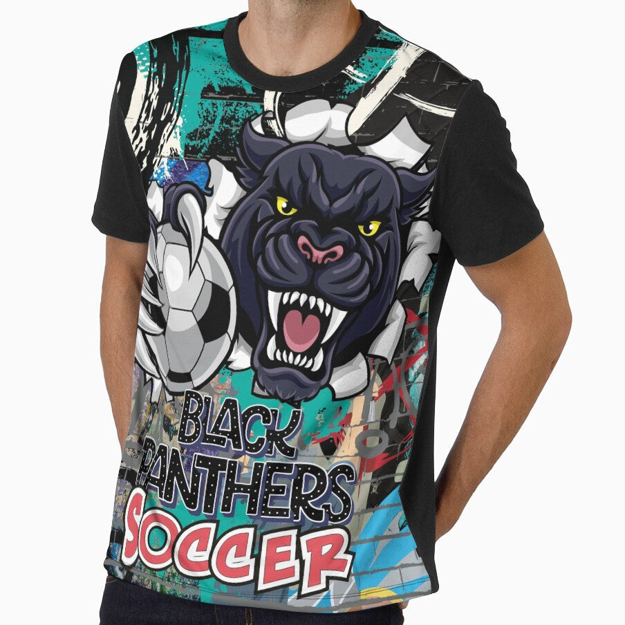 Black Panthers Soccer by calalassy Unisex T-shirt, Sweatshirt, Hoodie, Long Sleeve Tee - T-Shirt, Sweatshirt, Hoodie