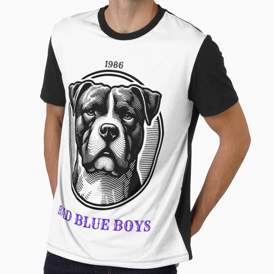 BAD BLUE BOYS LOGO by HermanoArt Unisex T-shirt, Sweatshirt, Hoodie, Long Sleeve Tee - T-Shirt, Sweatshirt, Hoodie
