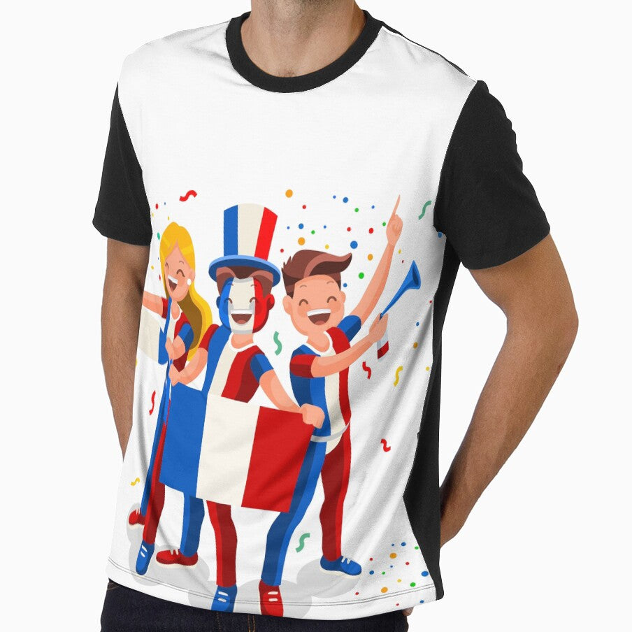 France Flag Football Fans by aurielaki Unisex T-shirt, Sweatshirt, Hoodie, Long Sleeve Tee - T-Shirt, Sweatshirt, Hoodie