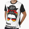 Team Germany Messy Bun by theshonii Unisex T-shirt, Sweatshirt, Hoodie, Long Sleeve Tee - T-Shirt, Sweatshirt, Hoodie