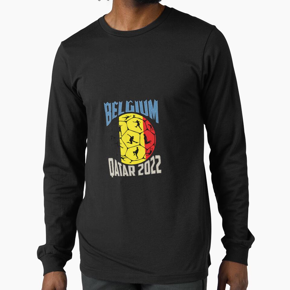 Belgium World Cup Qatar 2022 by eyrondigistore Unisex T-shirt, Sweatshirt, Hoodie, Long Sleeve Tee - T-Shirt, Sweatshirt, Hoodie