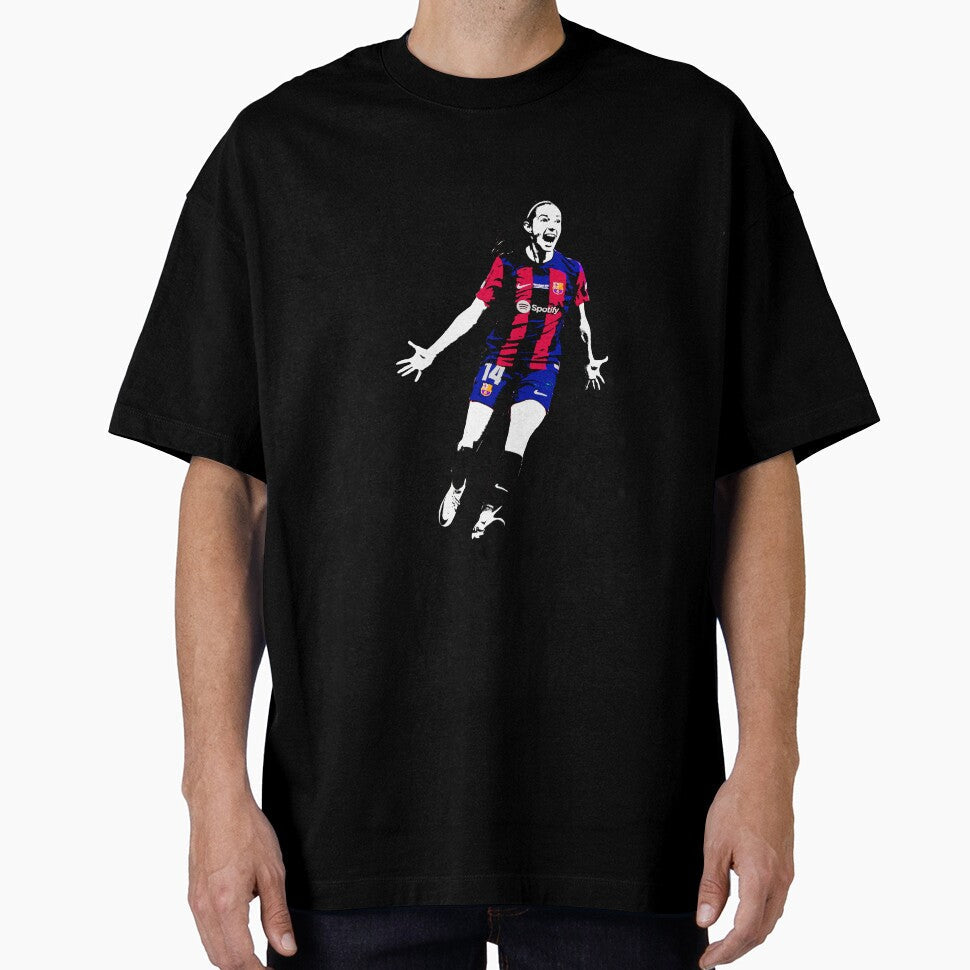 Aitana Bonmat - Goal celebration UWCL by SKsakura Unisex T-shirt, Sweatshirt, Hoodie, Long Sleeve Tee - T-Shirt, Sweatshirt, Hoodie