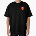 Germany Football Championship Europe Love Heart by ShirtWardrobe Unisex T-shirt, Sweatshirt, Hoodie, Long Sleeve Tee - T-Shirt, Sweatshirt, Hoodie