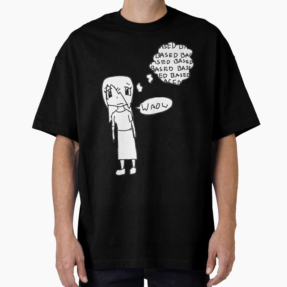 Waow (based based based) by Keroko44 Unisex T-shirt, Sweatshirt, Hoodie, Long Sleeve Tee - T-Shirt, Sweatshirt, Hoodie