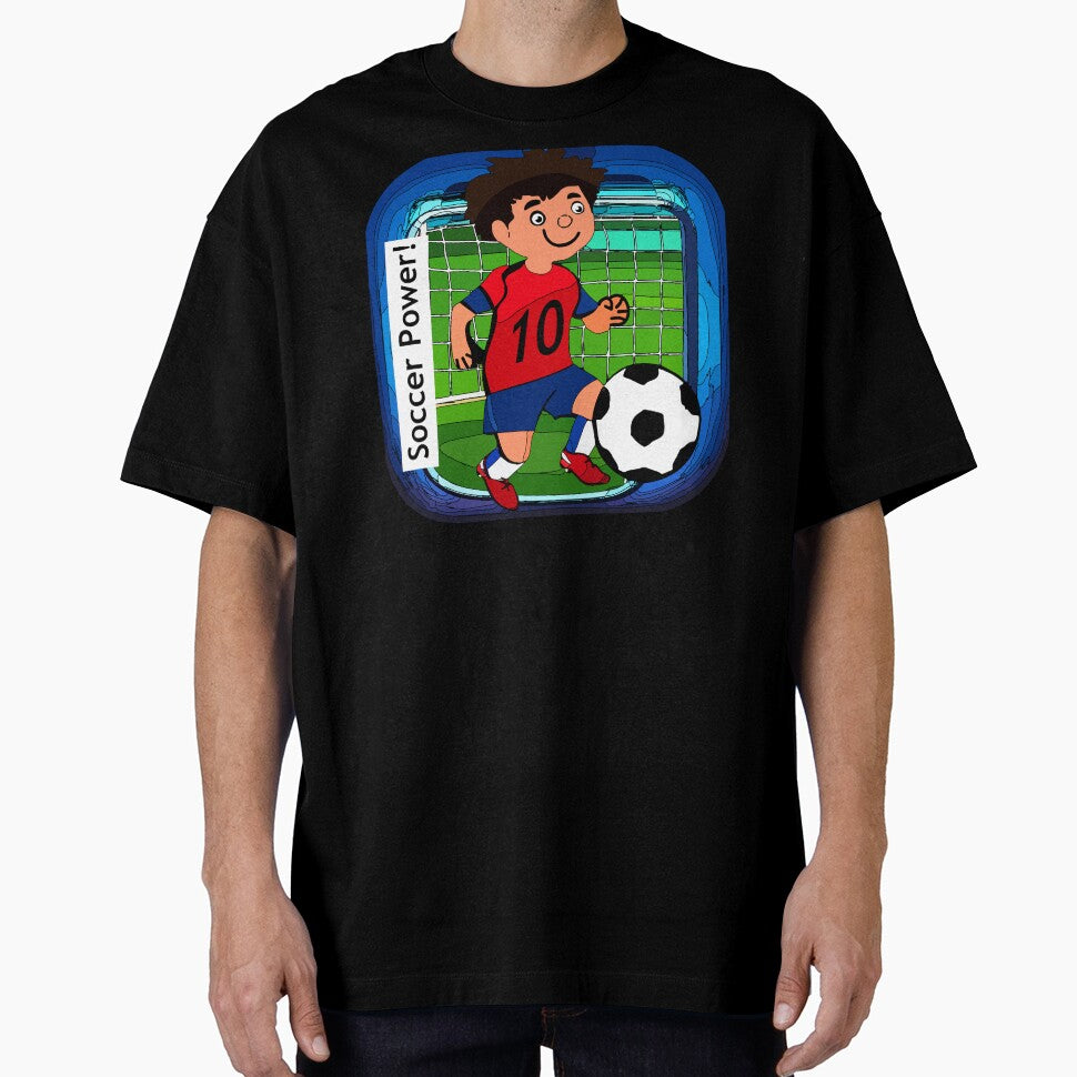 Soccer Power! by DesignAFind Unisex T-shirt, Sweatshirt, Hoodie, Long Sleeve Tee - T-Shirt, Sweatshirt, Hoodie