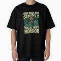 Does Not Simply Walk Into Mordor Sticker  Eye of Sauron LOTR Meme Fan Art by PrintsCanyon - T-Shirt, Sweatshirt, Hoodie