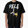 Bicycle Kick - Pele - SOCCER FOOTBALL - BRAZIL - WHITE TEXT version 2 by AMGraphicStudio Unisex T-shirt, Sweatshirt, Hoodie, Long Sleeve Tee - T-Shirt, Sweatshirt, Hoodie