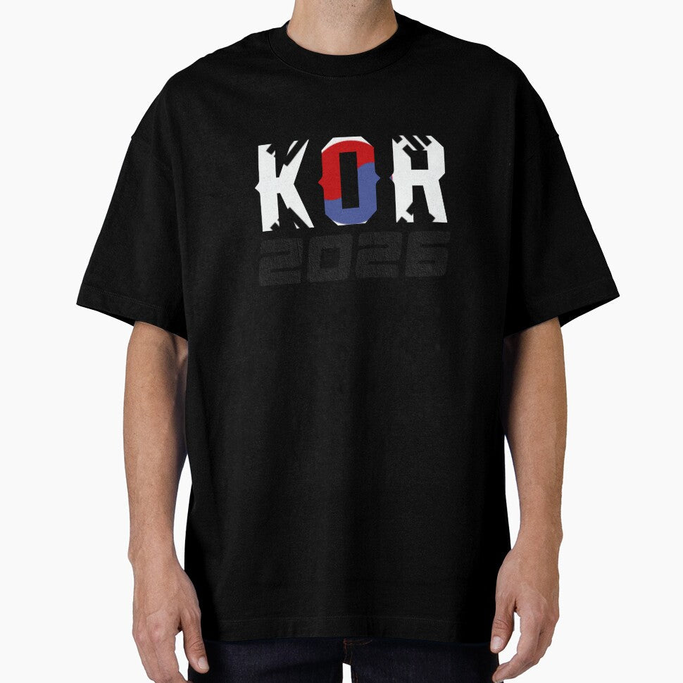South Korea KOR 2026 Design by FinalScoreClub Unisex T-shirt, Sweatshirt, Hoodie, Long Sleeve Tee - T-Shirt, Sweatshirt, Hoodie