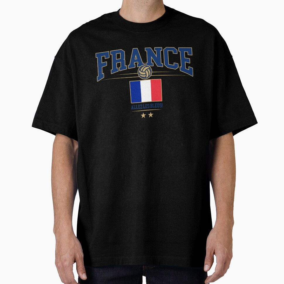 France Football Fan Jersey Design by TLS-Prints Unisex T-shirt, Sweatshirt, Hoodie, Long Sleeve Tee - T-Shirt, Sweatshirt, Hoodie