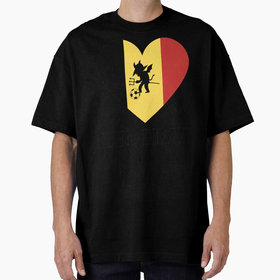 Belgium Soccer ,Support Belgium by AMINE   Unisex T-shirt, Sweatshirt, Hoodie, Long Sleeve Tee - T-Shirt, Sweatshirt, Hoodie