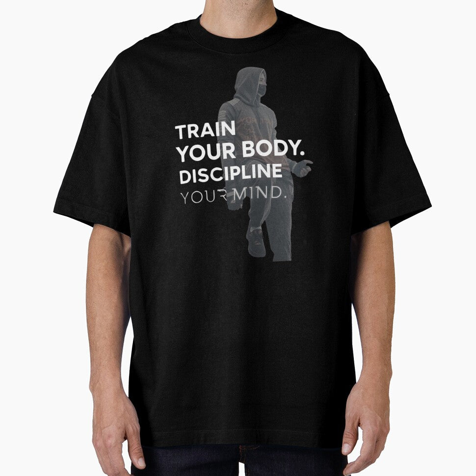 Train Your Body Discipline Your Mind Shirt | Motivational Fitness Apparel by guchieworld21 - T-Shirt, Sweatshirt, Hoodie