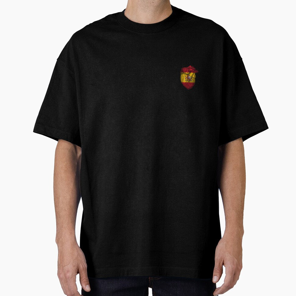 Spain Fan Shirt "Passion & Heart" by Endorfin Garment Unisex T-shirt, Sweatshirt, Hoodie, Long Sleeve Tee - T-Shirt, Sweatshirt, Hoodie
