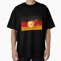 German Flag and Soccer Ball by Divine Ease Unisex T-shirt, Sweatshirt, Hoodie, Long Sleeve Tee - T-Shirt, Sweatshirt, Hoodie
