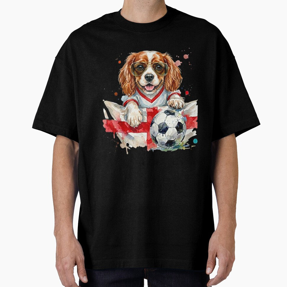 Cavalier King Charles spaniel World Cup England Suppawter by The Suppawters Unisex T-shirt, Sweatshirt, Hoodie, Long Sleeve Tee - T-Shirt, Sweatshirt, Hoodie