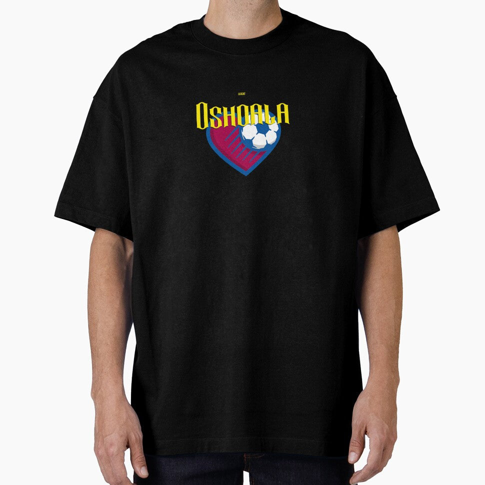 Asisat Oshoala Love Football -Typographic Fan Art Design by FCBarcelonaKQ Unisex T-shirt, Sweatshirt, Hoodie, Long Sleeve Tee - T-Shirt, Sweatshirt, Hoodie